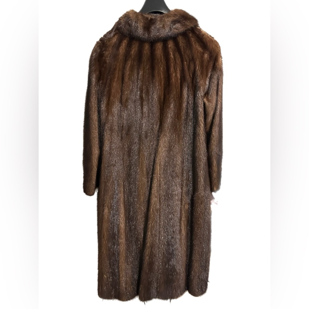 Custom Vintage 1980s Mink Fur Coat - Picture 3 of 8